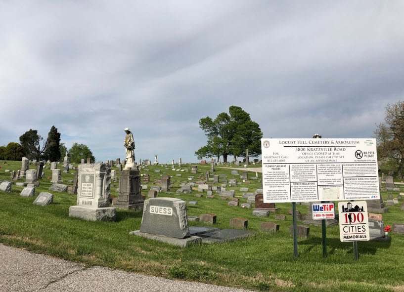 Locust Hill Cemetery and Arboretum, Evansville, Indiana, United States